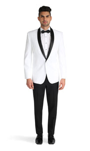 White Shawl Lapel Tuxedo