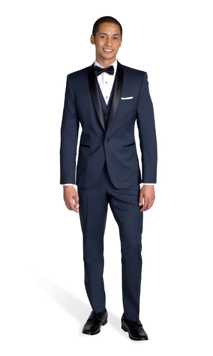 Navy Shawl Lapel Tuxedo