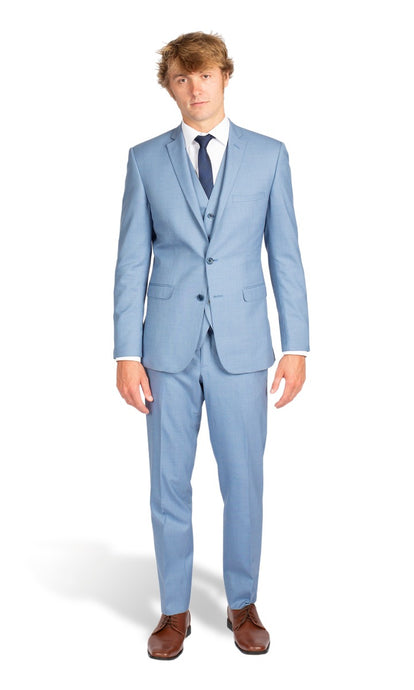 Light Blue Notch Suit