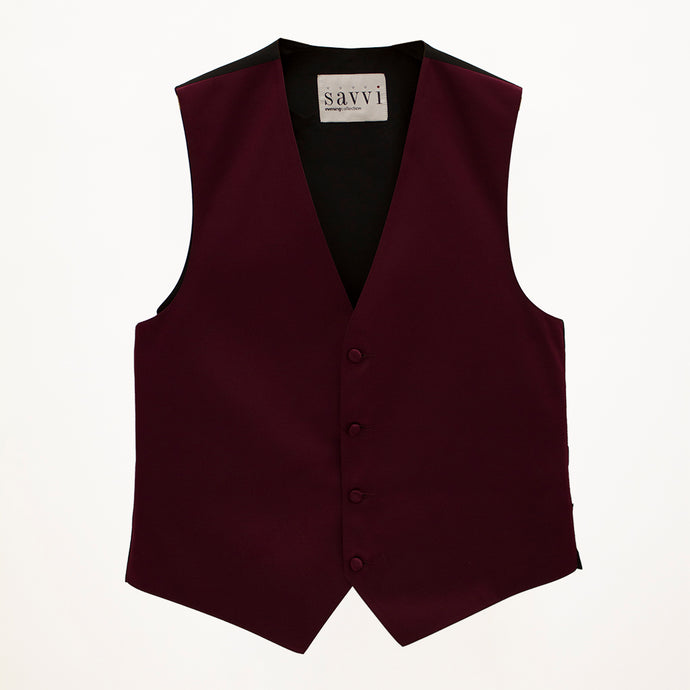 Burgundy Vest