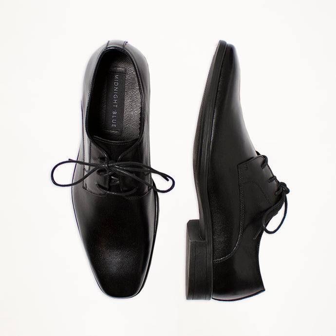 Premium Black Leather Shoes